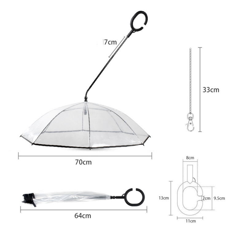 Transparent Pet Umbrella